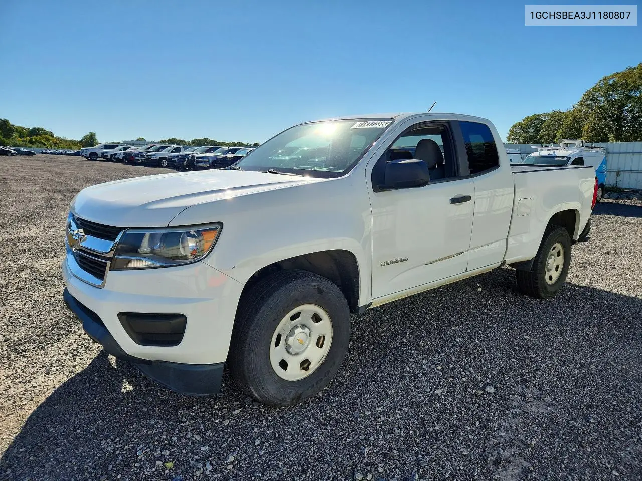 CHEVROLET COLORADO 2018, VIN 1GCHSBEA3J1180807