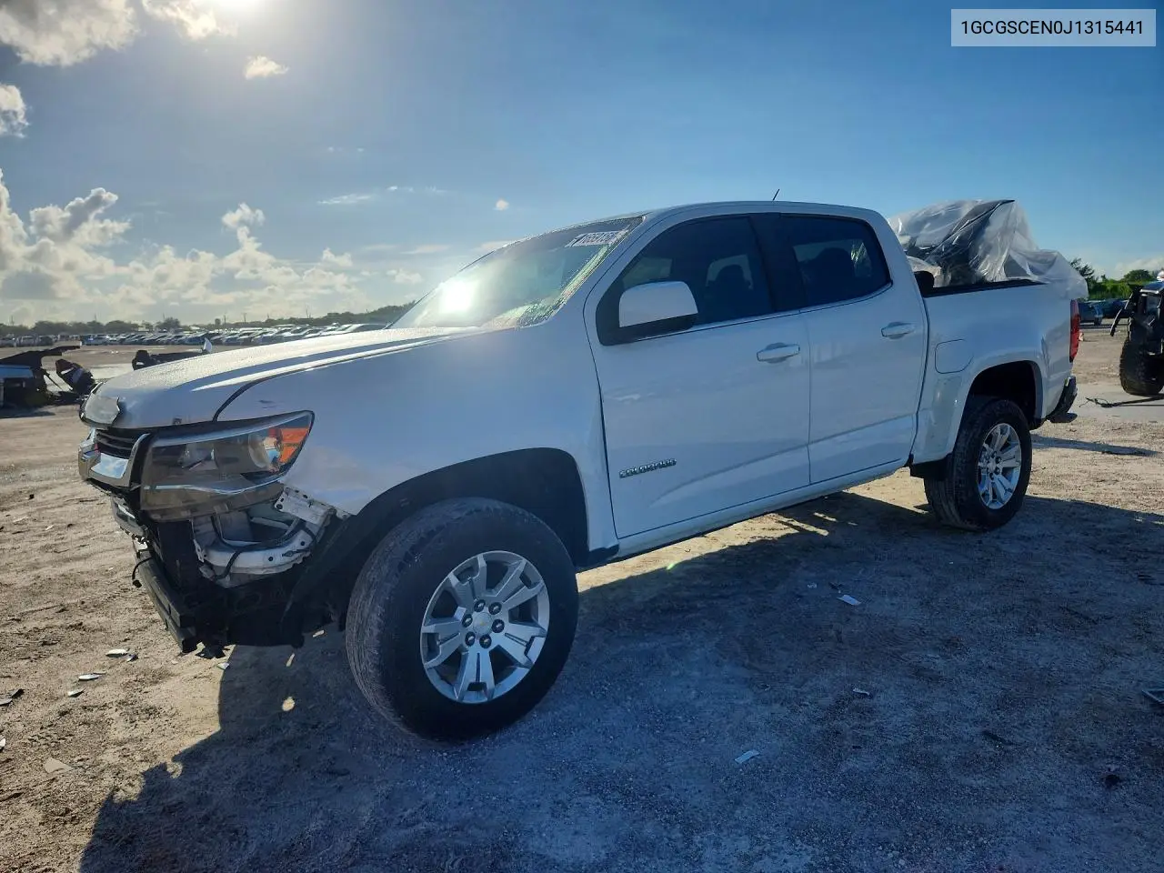 CHEVROLET COLORADO 2018, VIN 1GCGSCEN0J1315441