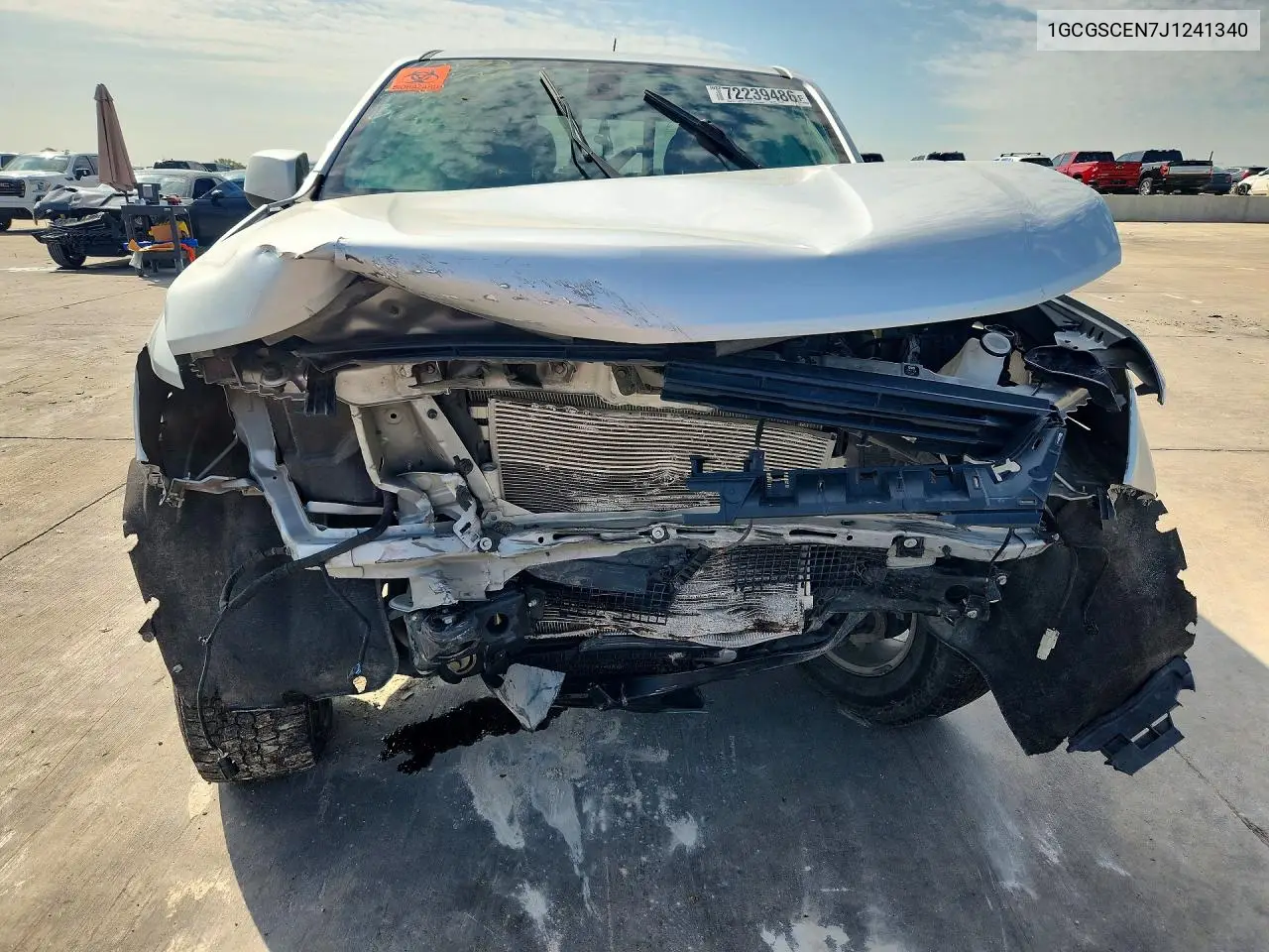 2018 CHEVROLET COLORADO VIN 1GCGSCEN7J1241340 — фото 5