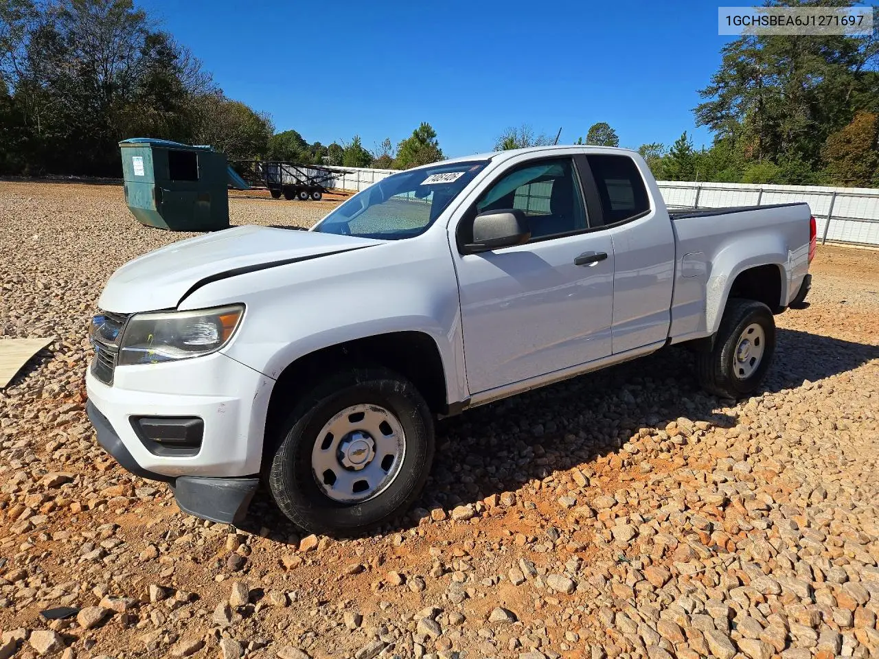 CHEVROLET COLORADO 2018, VIN 1GCHSBEA6J1271697