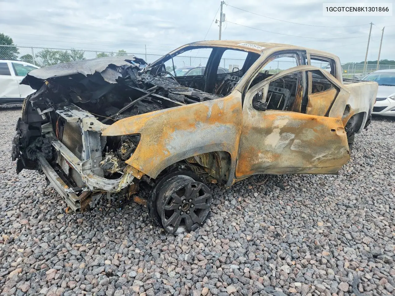 CHEVROLET COLORADO 2019, VIN 1GCGTCEN8K1301866