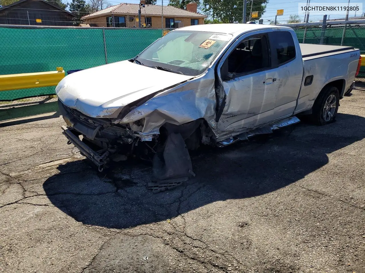 CHEVROLET COLORADO 2019, VIN 1GCHTDEN8K1192805