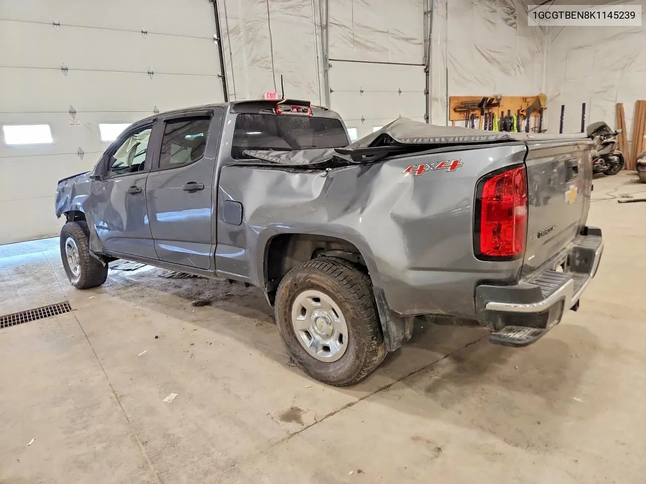 2019 CHEVROLET COLORADO VIN 1GCGTBEN8K1145239 — фото 2