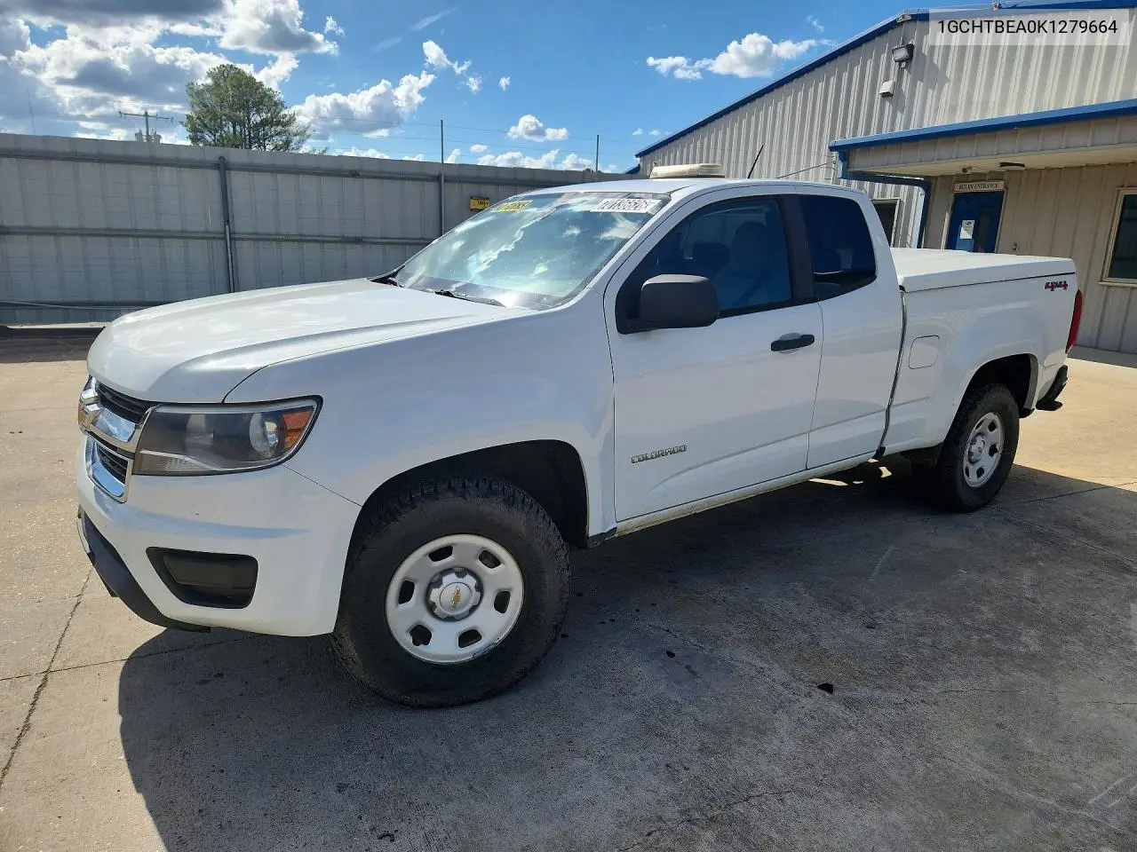 CHEVROLET COLORADO 2019, VIN 1GCHTBEA0K1279664