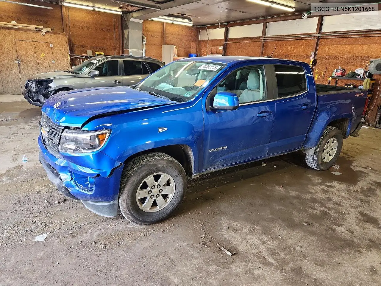 CHEVROLET COLORADO 2019, VIN 1GCGTBEN5K1201668