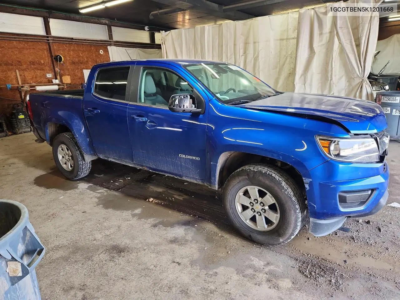 2019 CHEVROLET COLORADO VIN 1GCGTBEN5K1201668 — фото 4