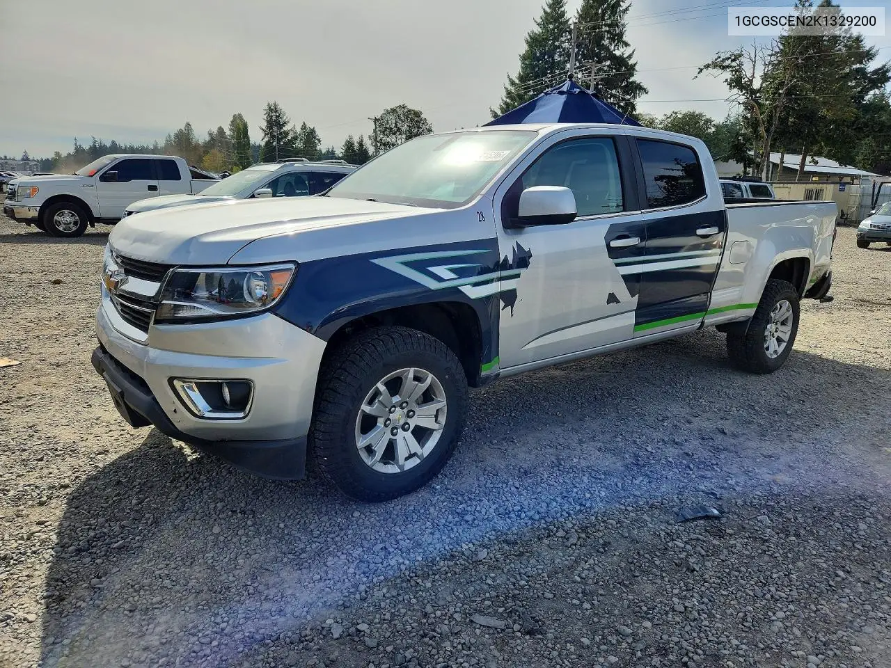 CHEVROLET COLORADO 2019, VIN 1GCGSCEN2K1329200