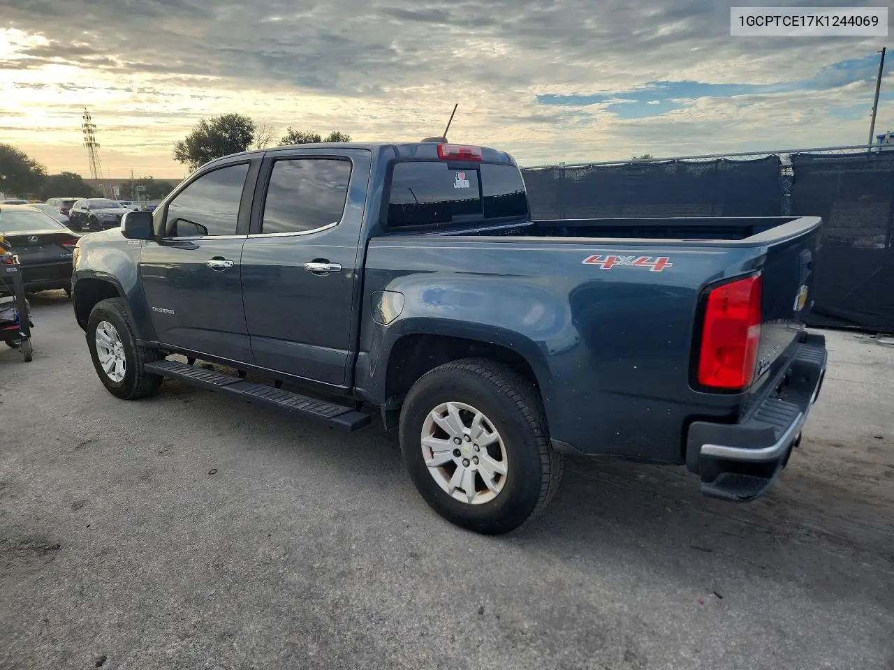 2019 CHEVROLET COLORADO VIN 1GCPTCE17K1244069 — фото 2