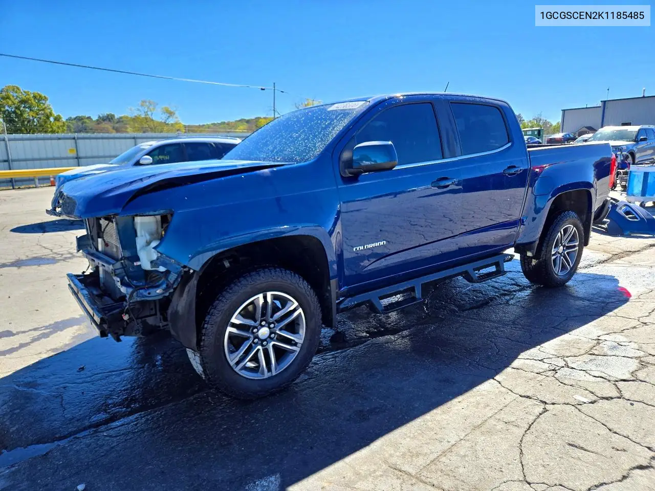 CHEVROLET COLORADO 2019, VIN 1GCGSCEN2K1185485