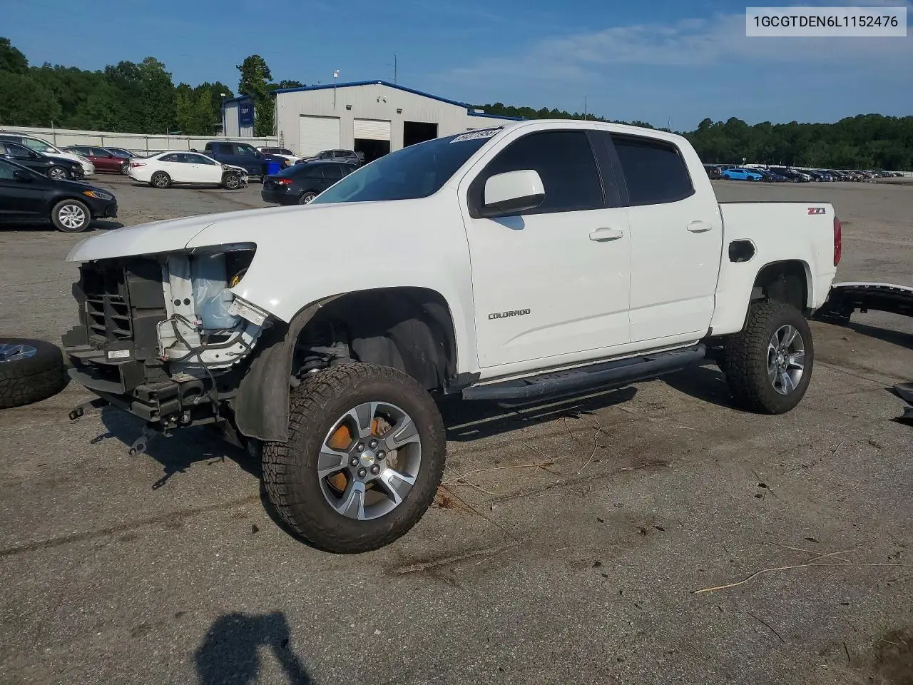 CHEVROLET COLORADO 2020, VIN 1GCGTDEN6L1152476