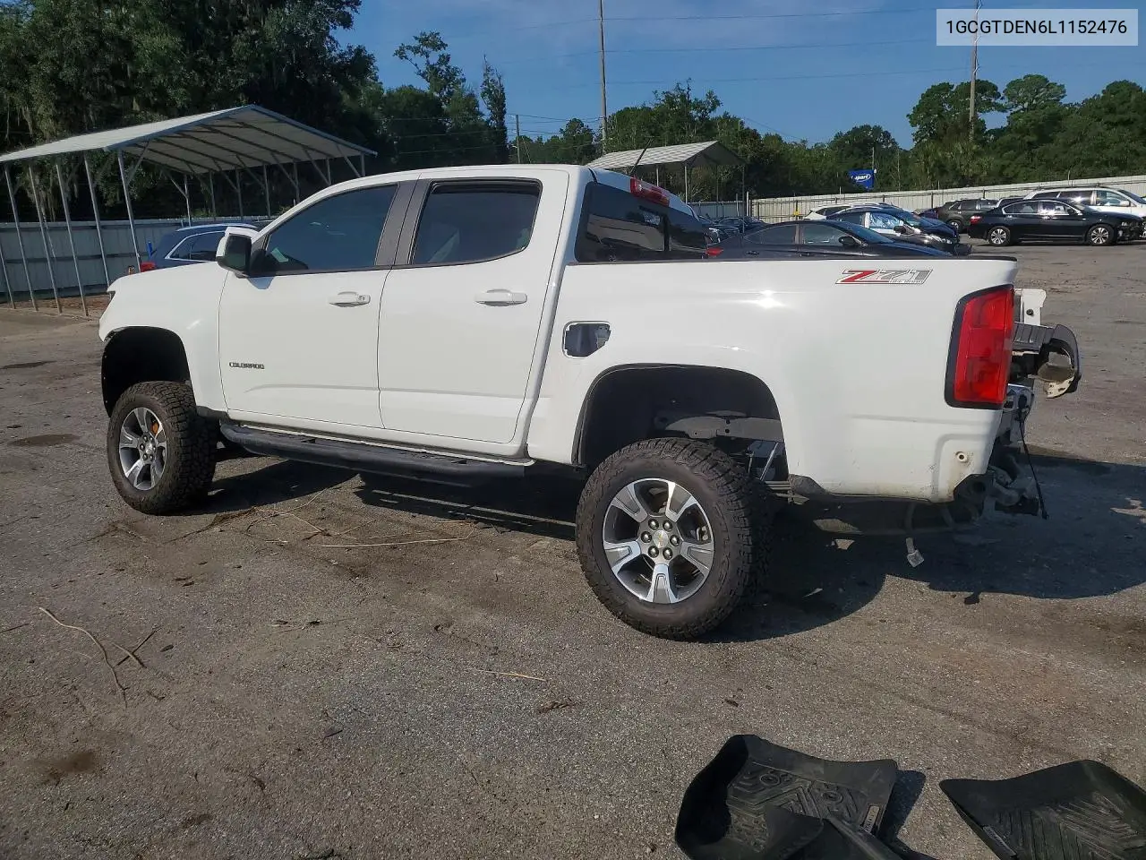 2020 CHEVROLET COLORADO VIN 1GCGTDEN6L1152476 — фото 2
