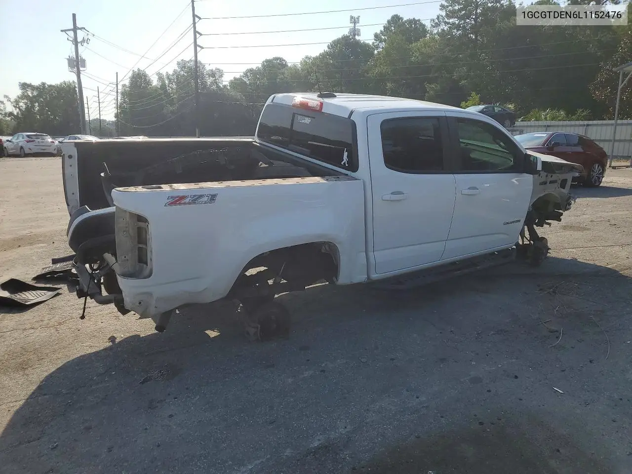 2020 CHEVROLET COLORADO VIN 1GCGTDEN6L1152476 — фото 3