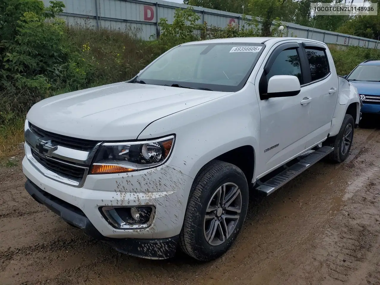 CHEVROLET COLORADO 2020, VIN 1GCGTCEN2L1148936