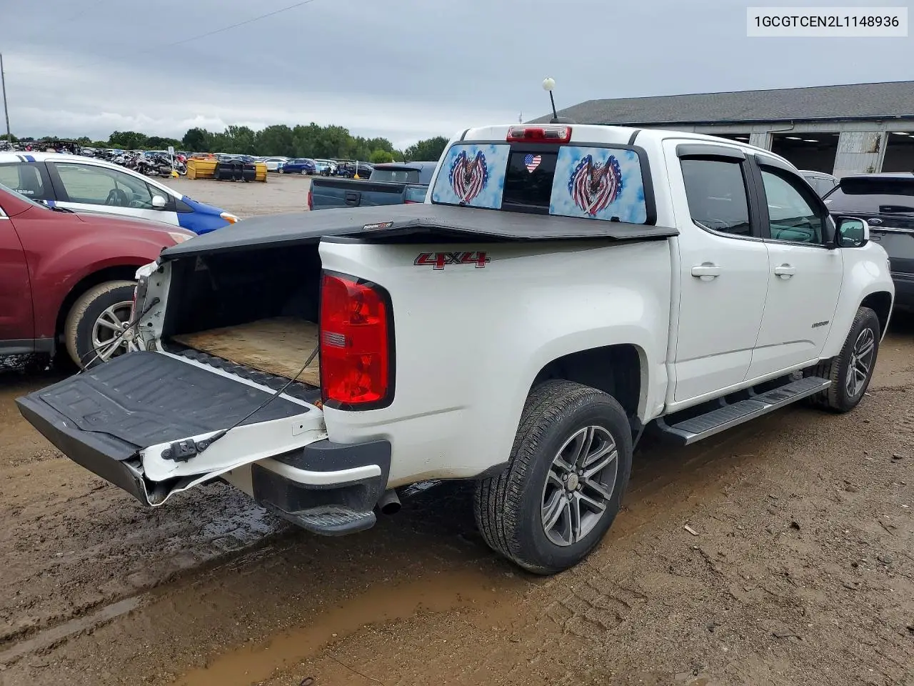 2020 CHEVROLET COLORADO VIN 1GCGTCEN2L1148936 — фото 3