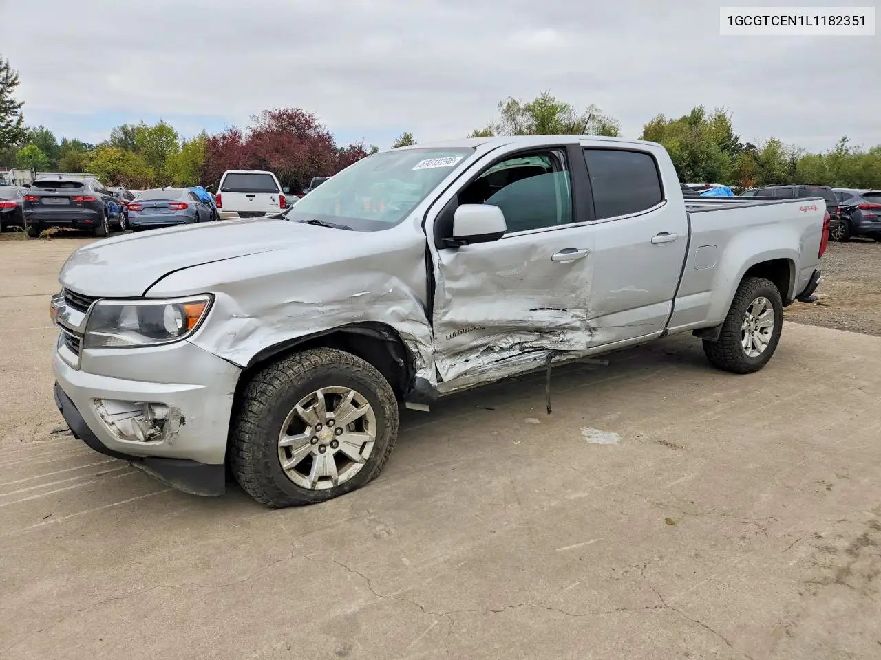 CHEVROLET COLORADO 2020, VIN 1GCGTCEN1L1182351