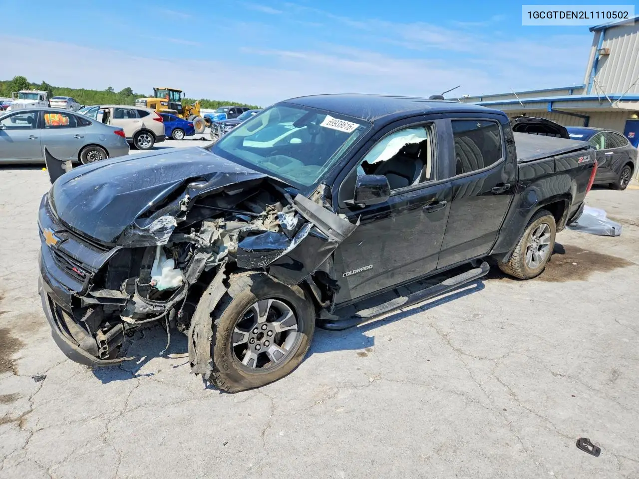 CHEVROLET COLORADO 2020, VIN 1GCGTDEN2L1110502