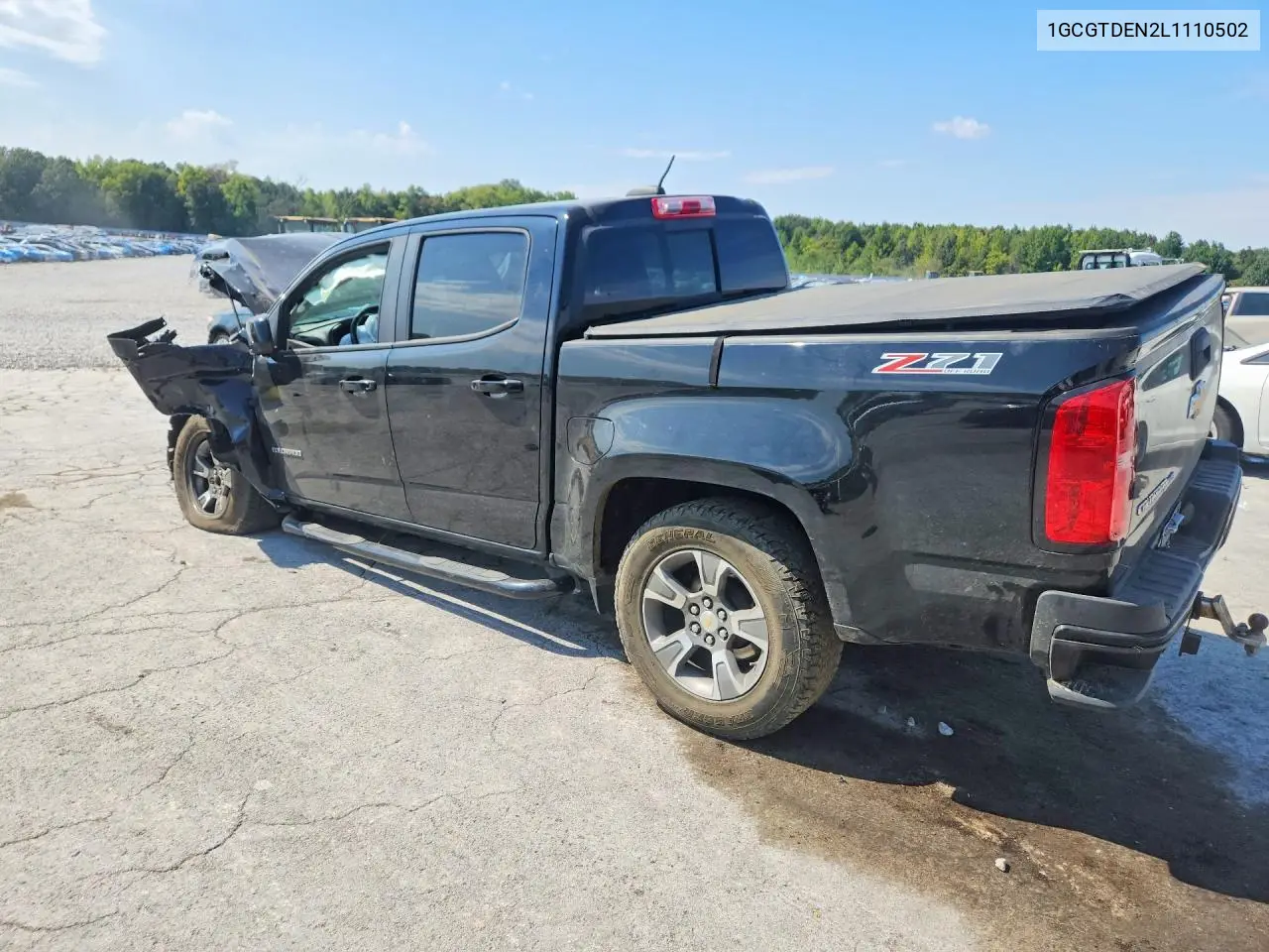 2020 CHEVROLET COLORADO VIN 1GCGTDEN2L1110502 — фото 2