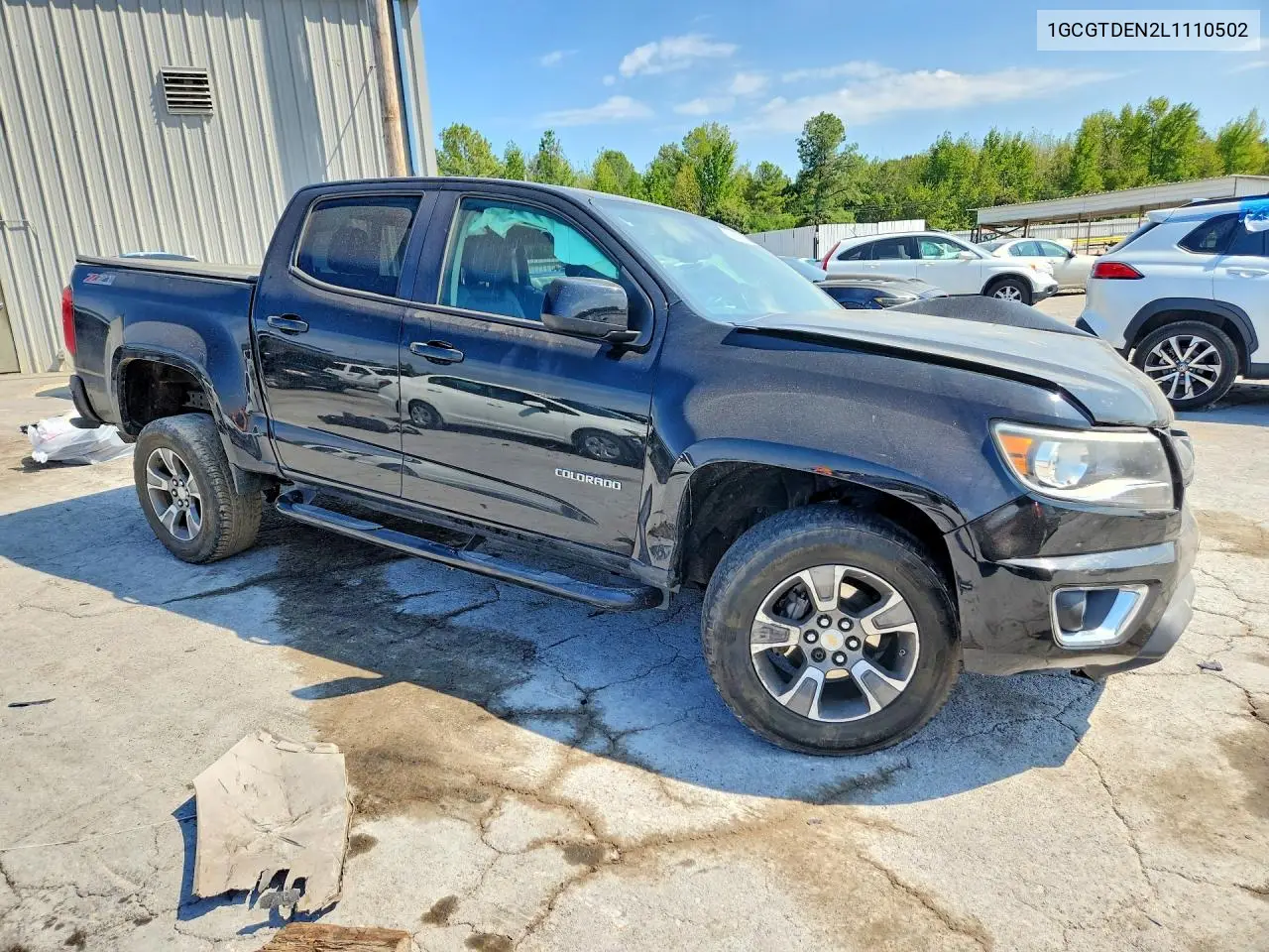 2020 CHEVROLET COLORADO VIN 1GCGTDEN2L1110502 — фото 4
