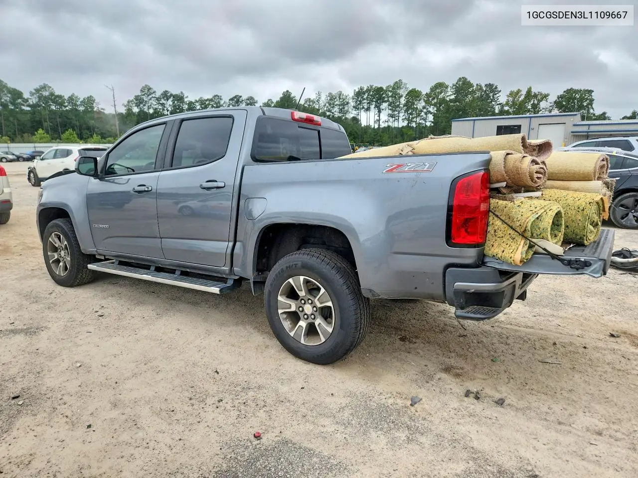 2020 CHEVROLET COLORADO VIN 1GCGSDEN3L1109667 — фото 2