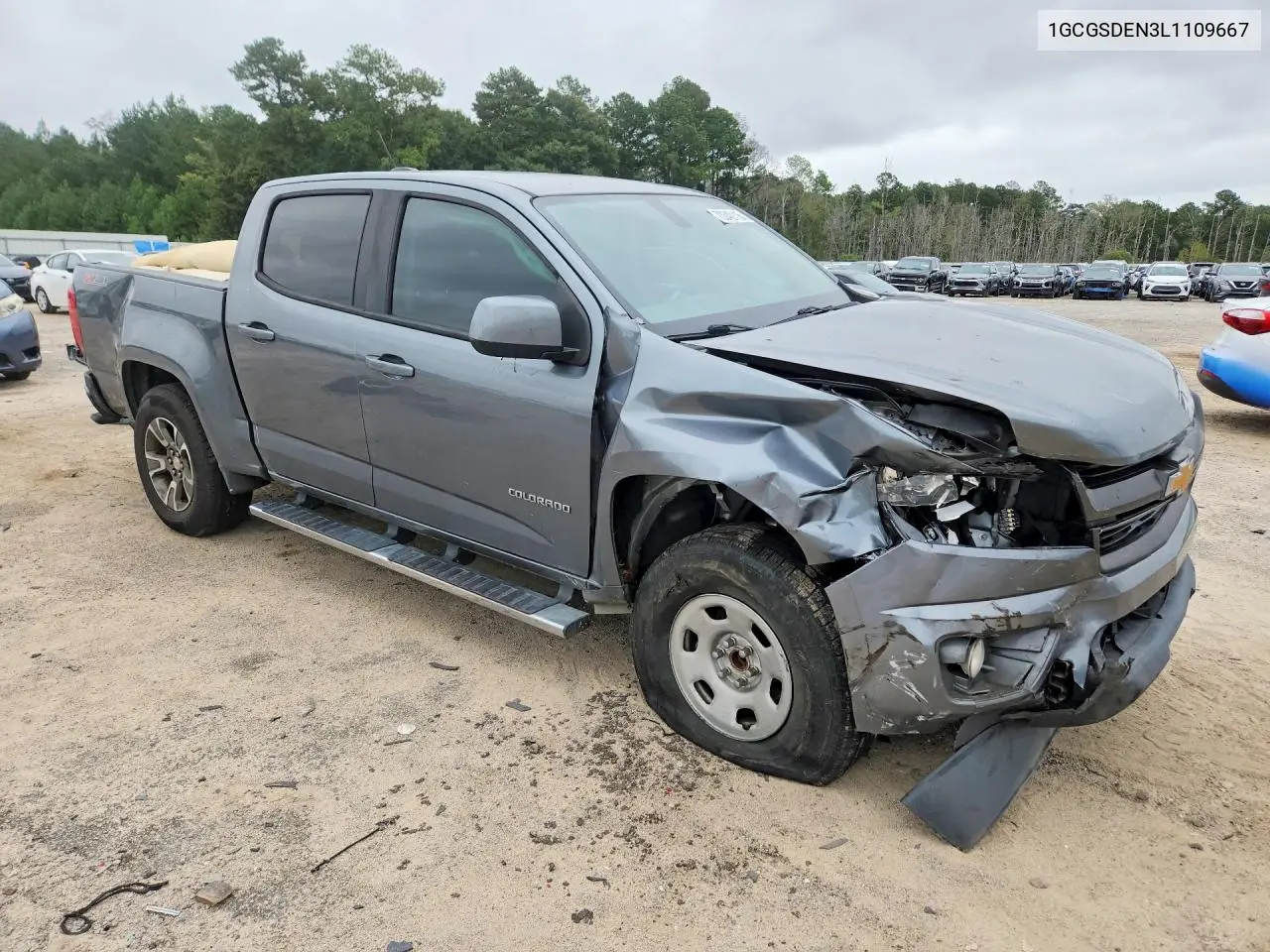 2020 CHEVROLET COLORADO VIN 1GCGSDEN3L1109667 — фото 4