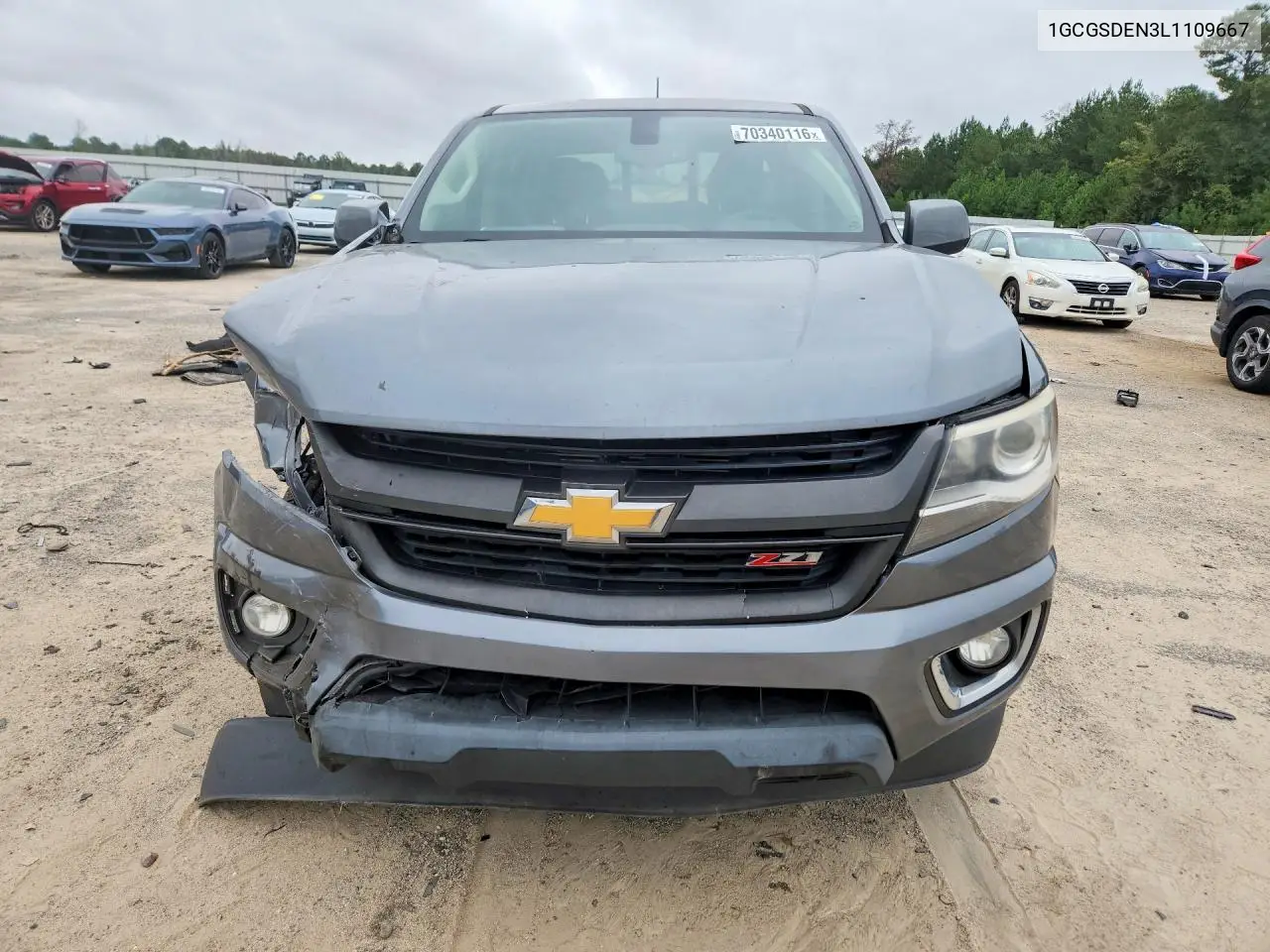 2020 CHEVROLET COLORADO VIN 1GCGSDEN3L1109667 — фото 5