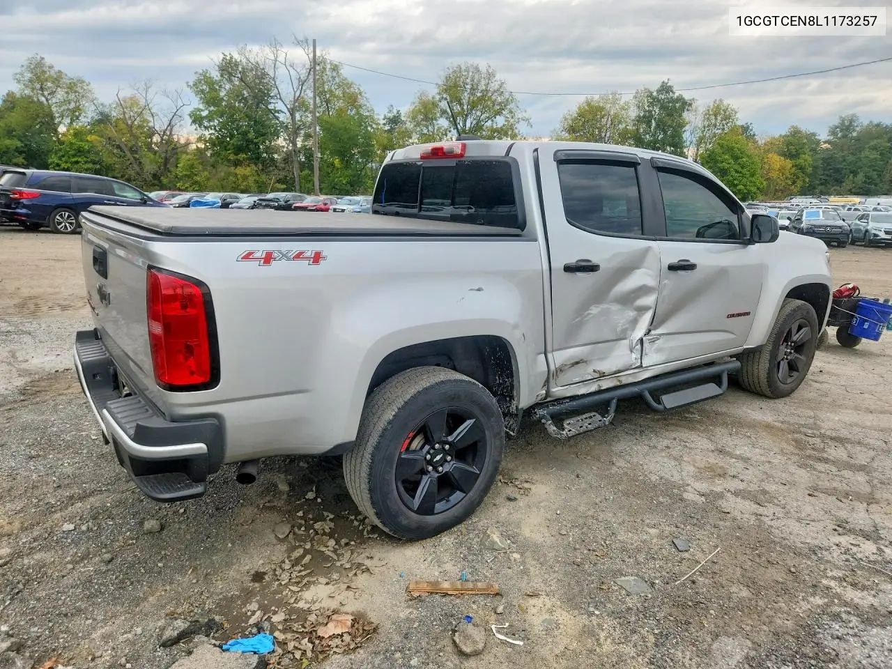 2020 CHEVROLET COLORADO VIN 1GCGTCEN8L1173257 — фото 3