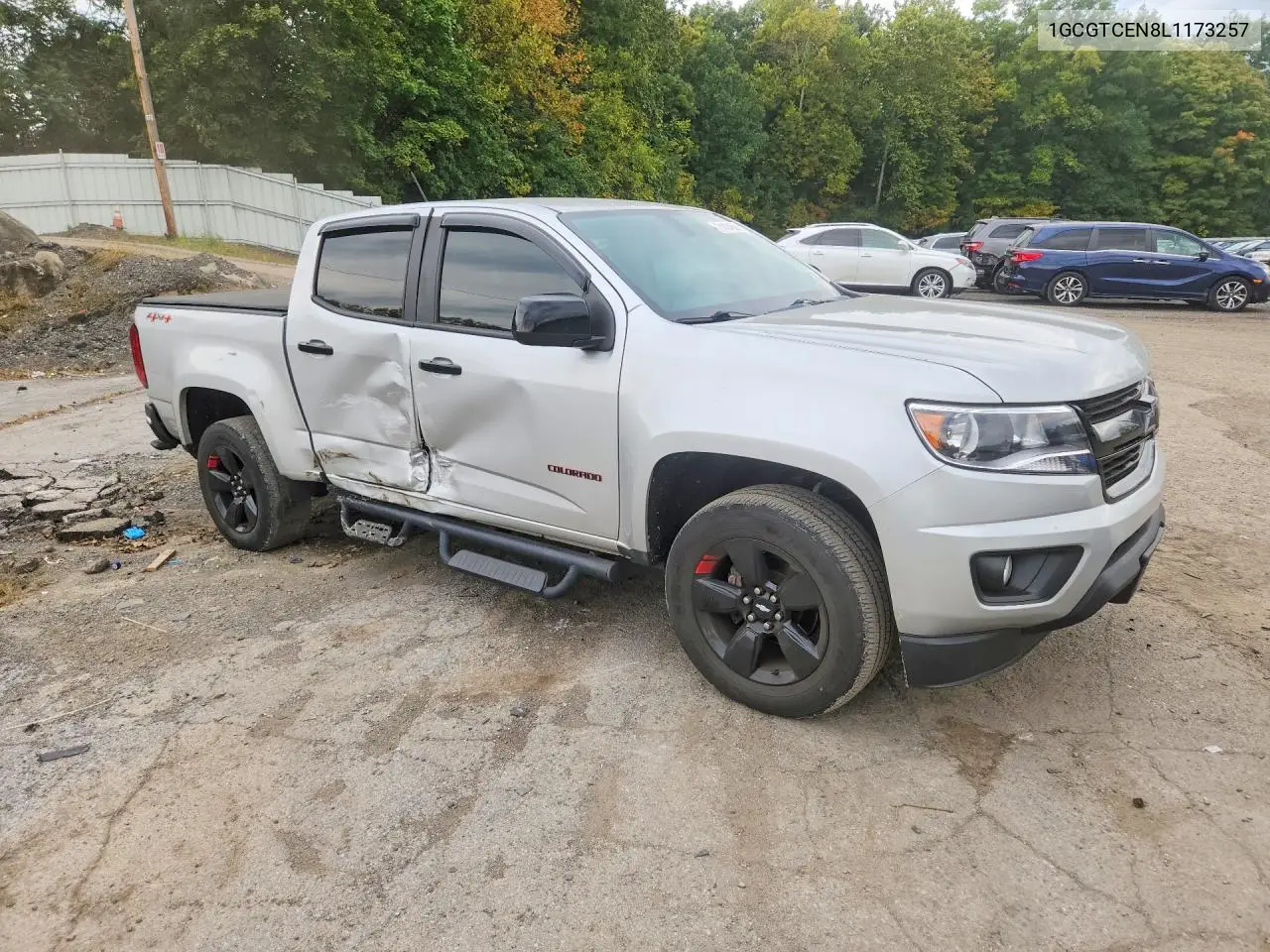 2020 CHEVROLET COLORADO VIN 1GCGTCEN8L1173257 — фото 4