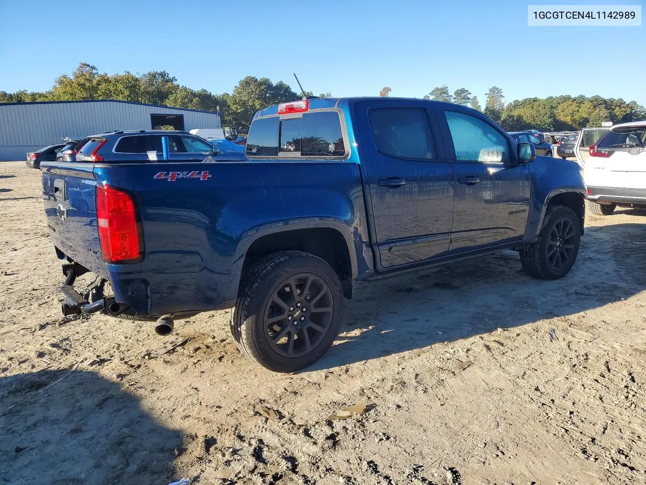 2020 CHEVROLET COLORADO VIN 1GCGTCEN4L1142989 — фото 3