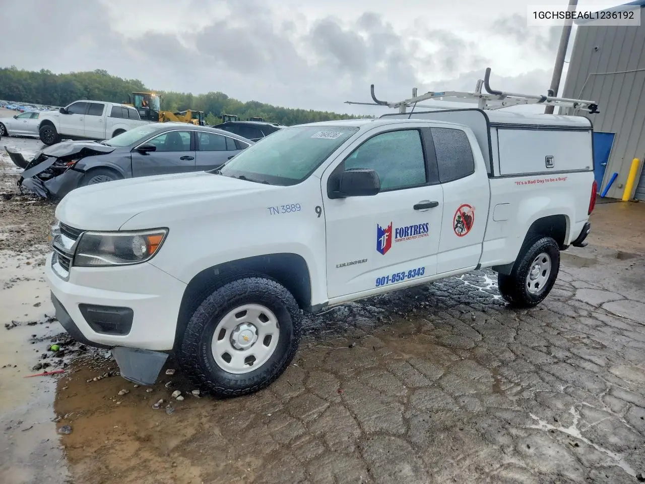 CHEVROLET COLORADO 2020, VIN 1GCHSBEA6L1236192