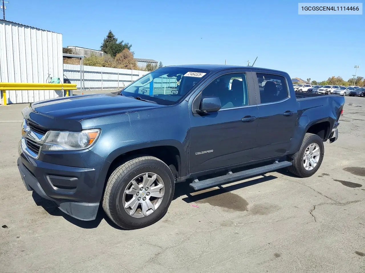CHEVROLET COLORADO 2020, VIN 1GCGSCEN4L1114466