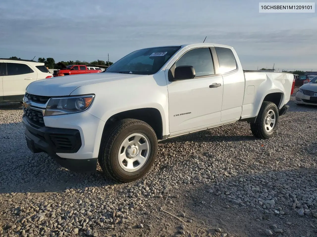 CHEVROLET COLORADO 2021, VIN 1GCHSBEN1M1209101