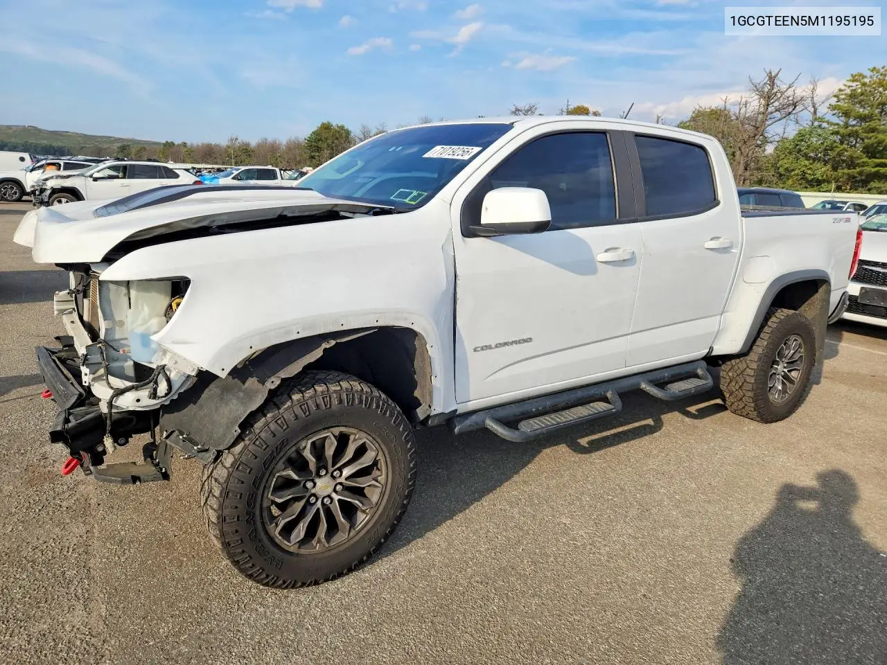 CHEVROLET COLORADO 2021, VIN 1GCGTEEN5M1195195
