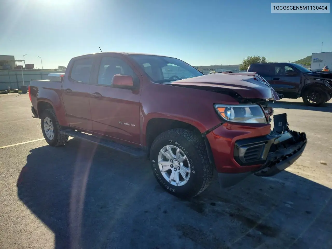 2021 CHEVROLET COLORADO VIN 1GCGSCEN5M1130404 — фото 4
