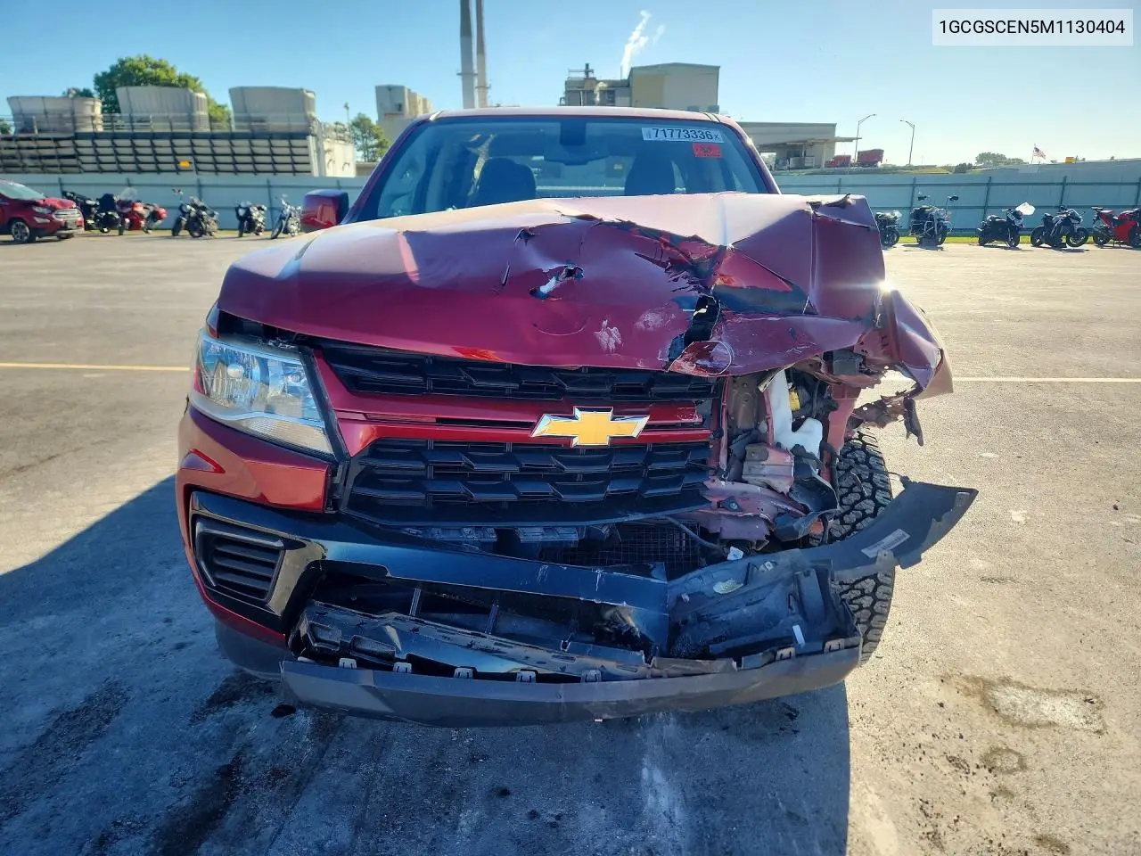 2021 CHEVROLET COLORADO VIN 1GCGSCEN5M1130404 — фото 5