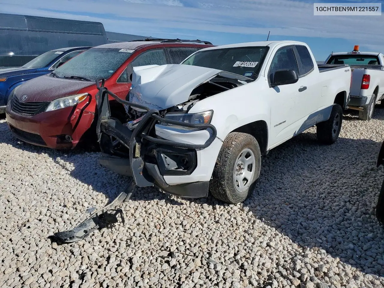CHEVROLET COLORADO 2021, VIN 1GCHTBEN9M1221557