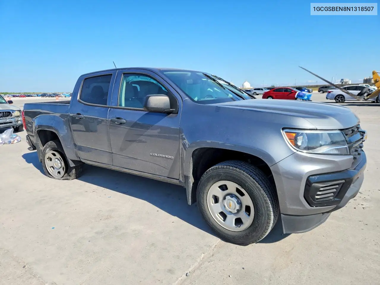 2022 CHEVROLET COLORADO VIN 1GCGSBEN8N1318507 — фото 4