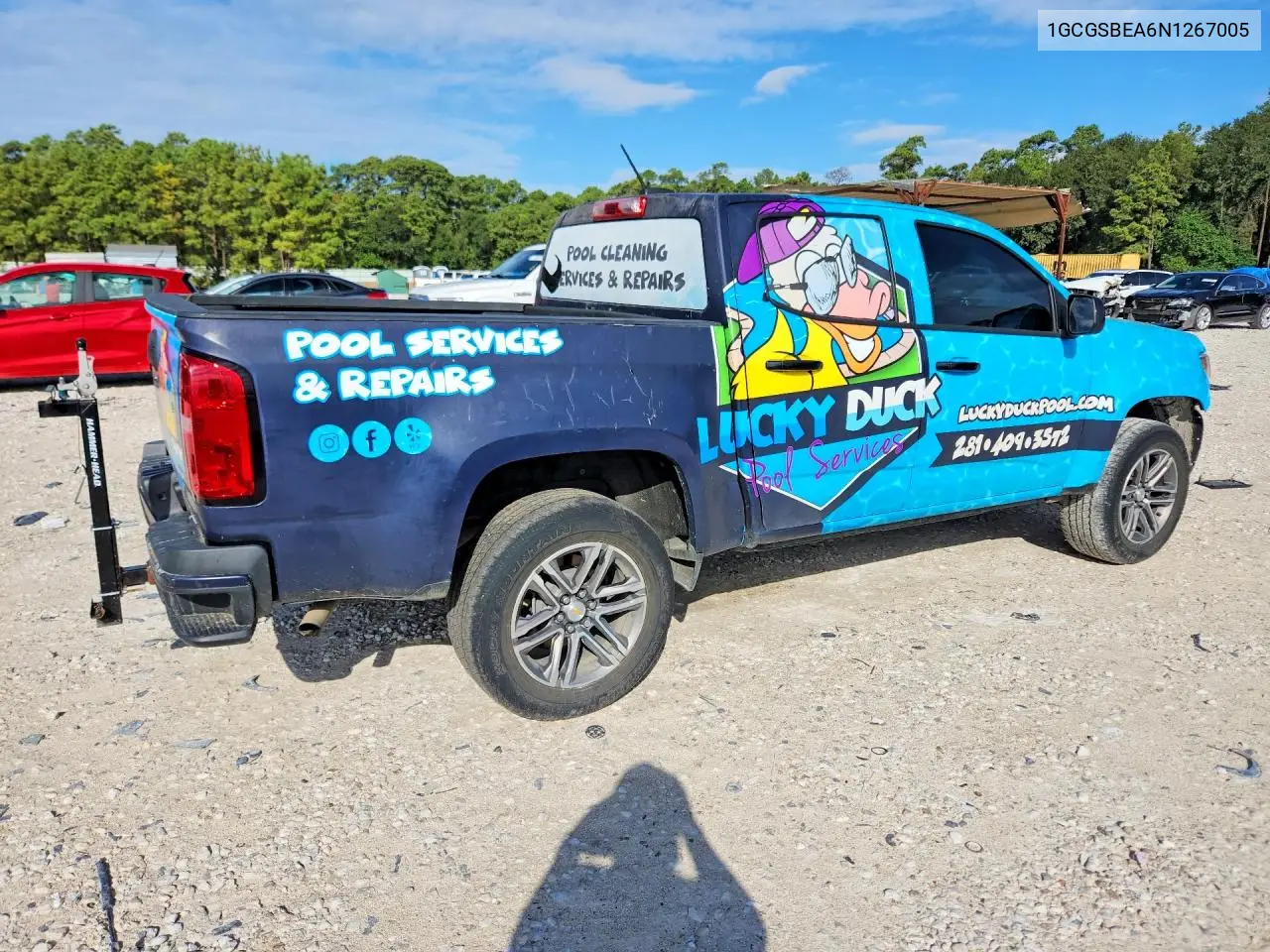 2022 CHEVROLET COLORADO VIN 1GCGSBEA6N1267005 — фото 3