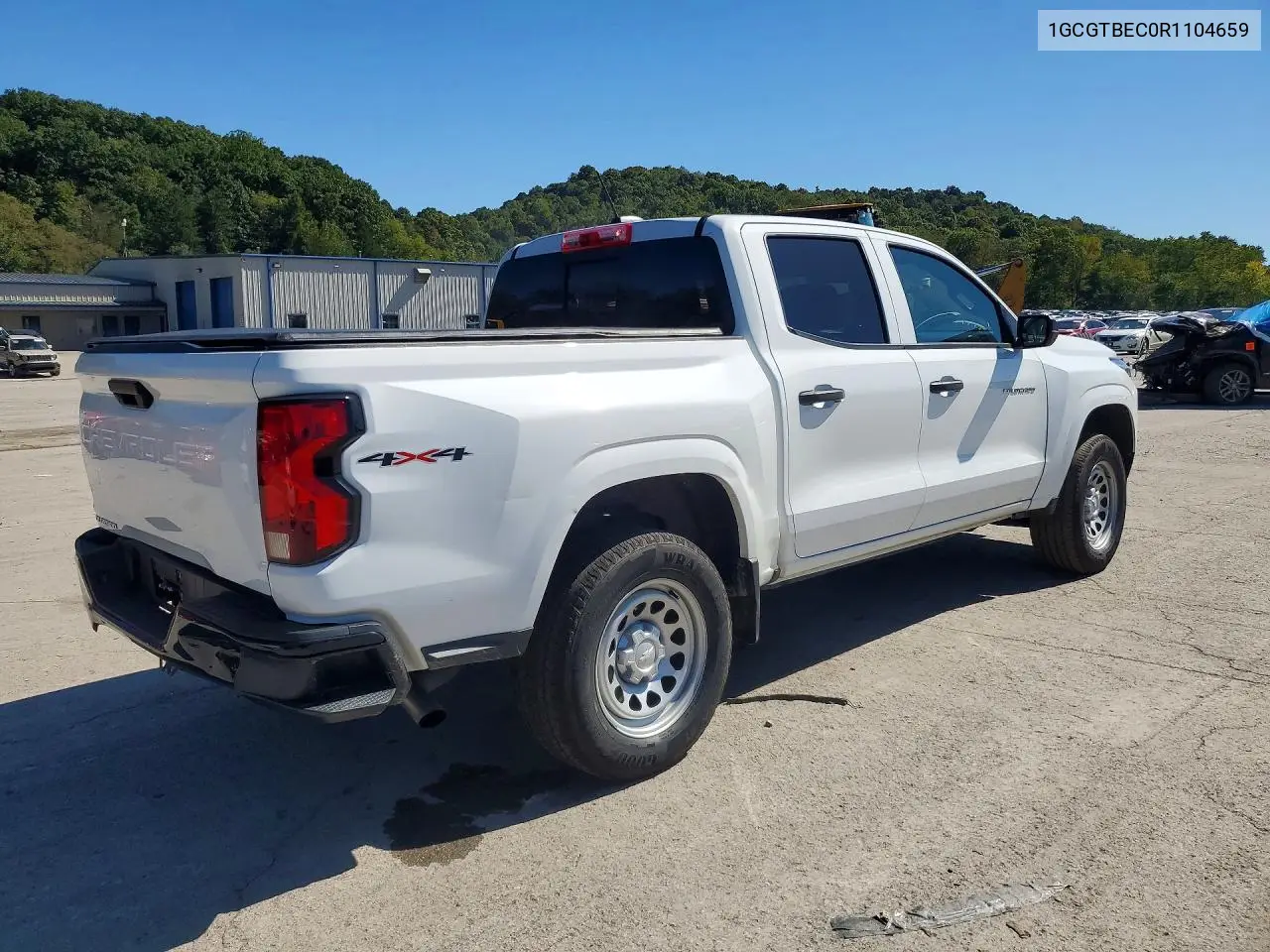 2024 CHEVROLET COLORADO VIN 1GCGTBEC0R1104659 — фото 3
