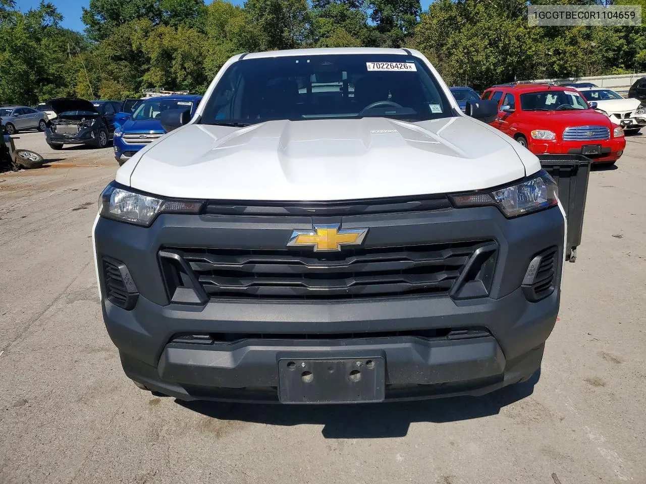 2024 CHEVROLET COLORADO VIN 1GCGTBEC0R1104659 — фото 5