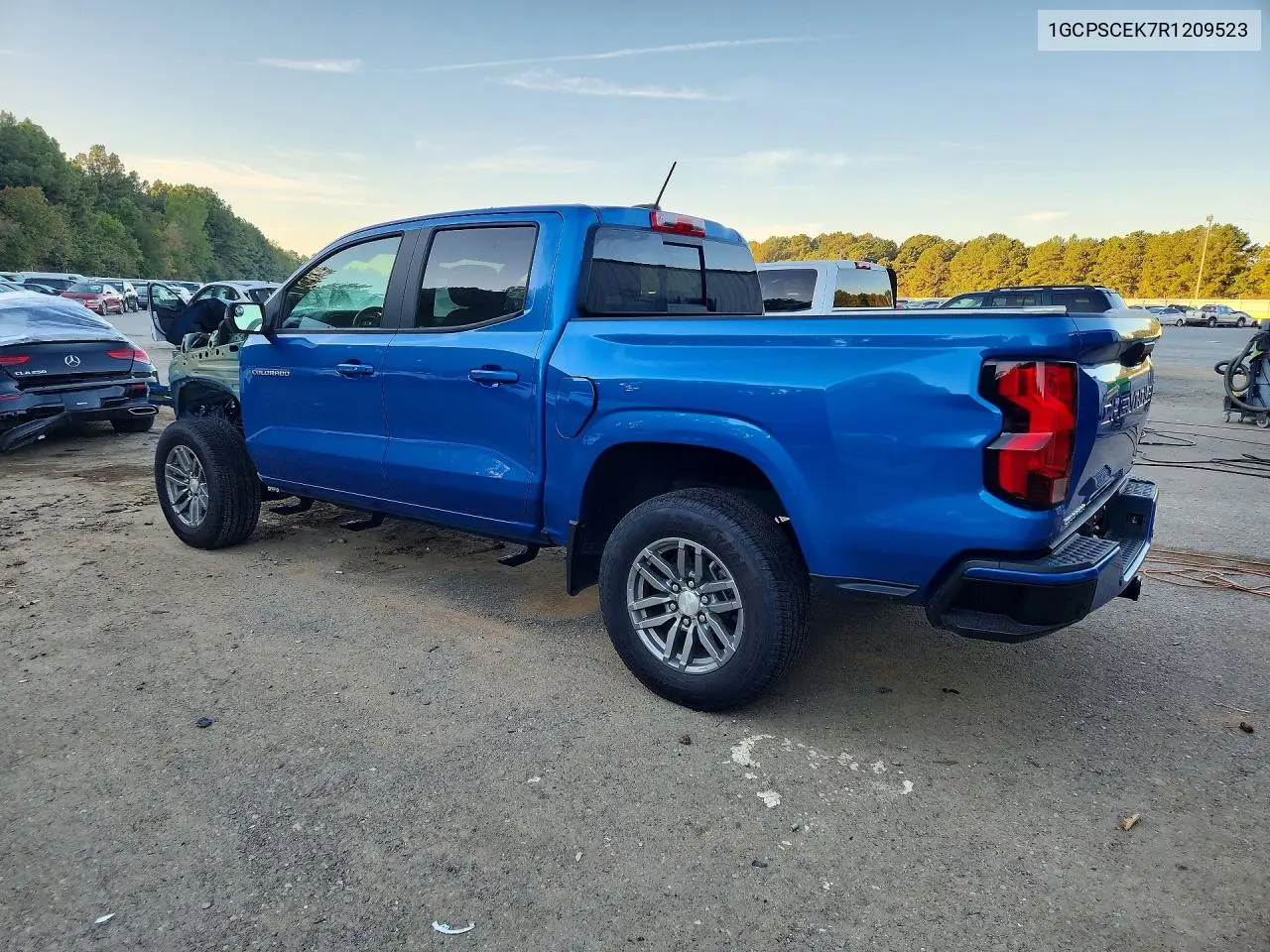 2024 CHEVROLET COLORADO VIN 1GCPSCEK7R1209523 — фото 2