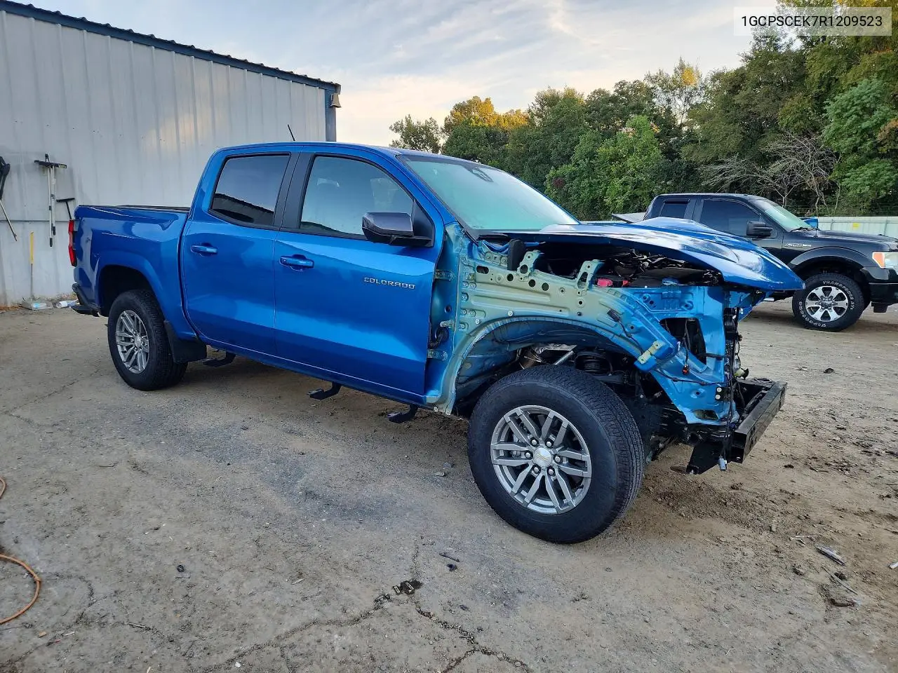 2024 CHEVROLET COLORADO VIN 1GCPSCEK7R1209523 — фото 4