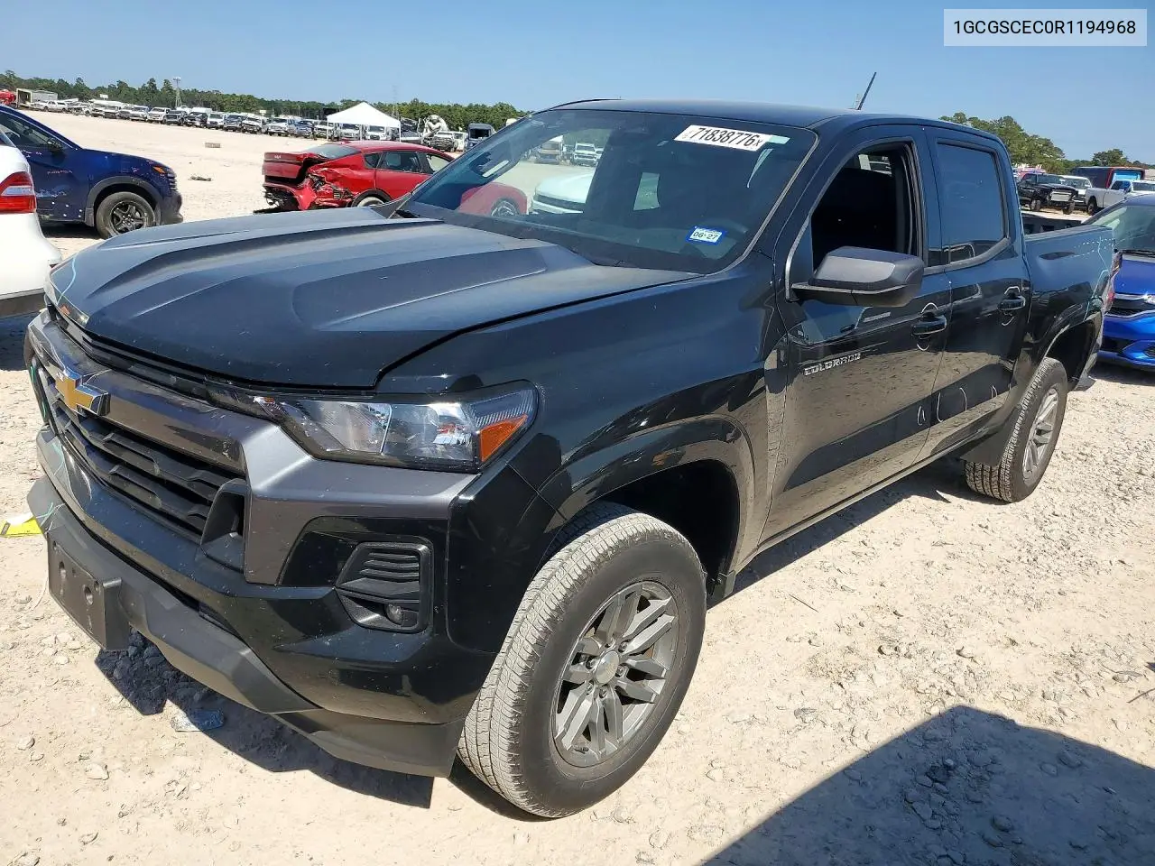 CHEVROLET COLORADO 2024, VIN 1GCGSCEC0R1194968