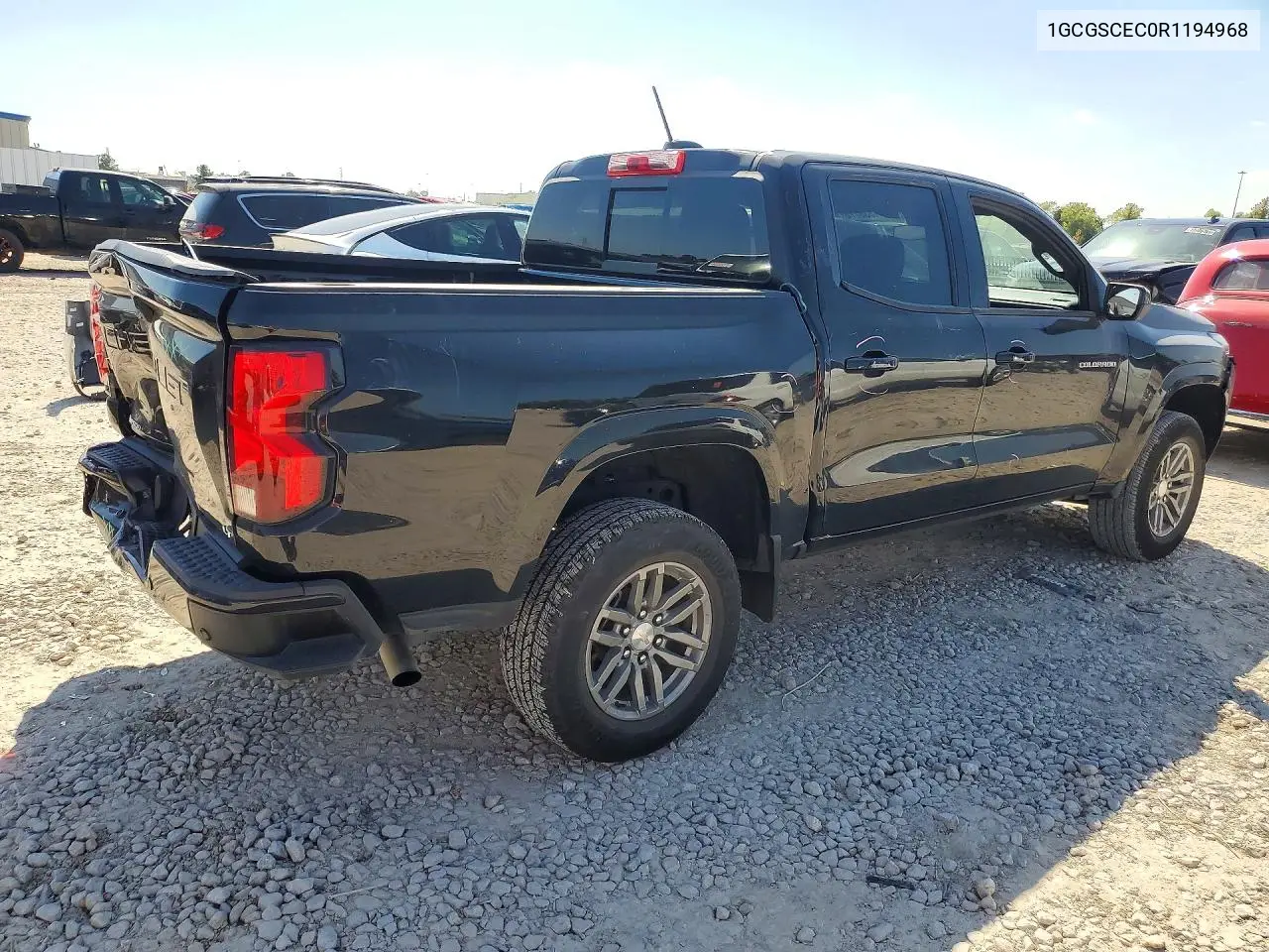2024 CHEVROLET COLORADO VIN 1GCGSCEC0R1194968 — фото 3