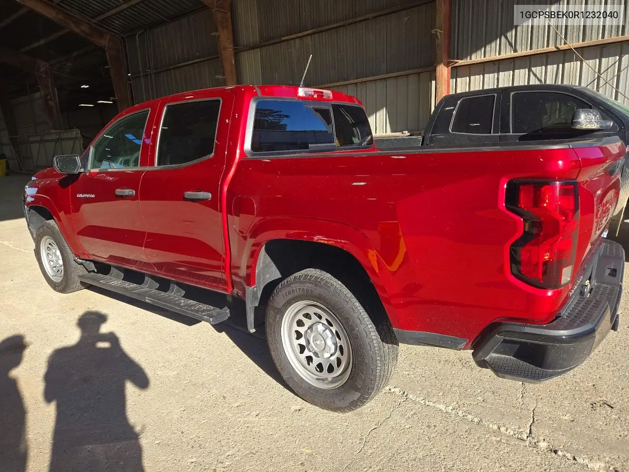 2024 CHEVROLET COLORADO VIN 1GCPSBEK0R1232040 — фото 2