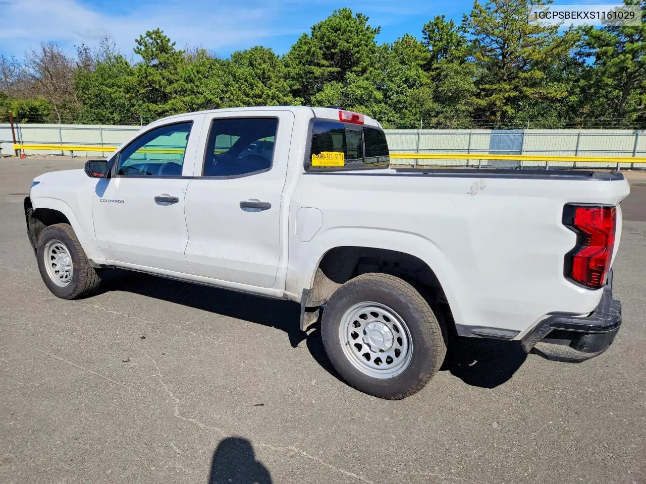 2025 CHEVROLET COLORADO VIN 1GCPSBEKXS1161029 — фото 2