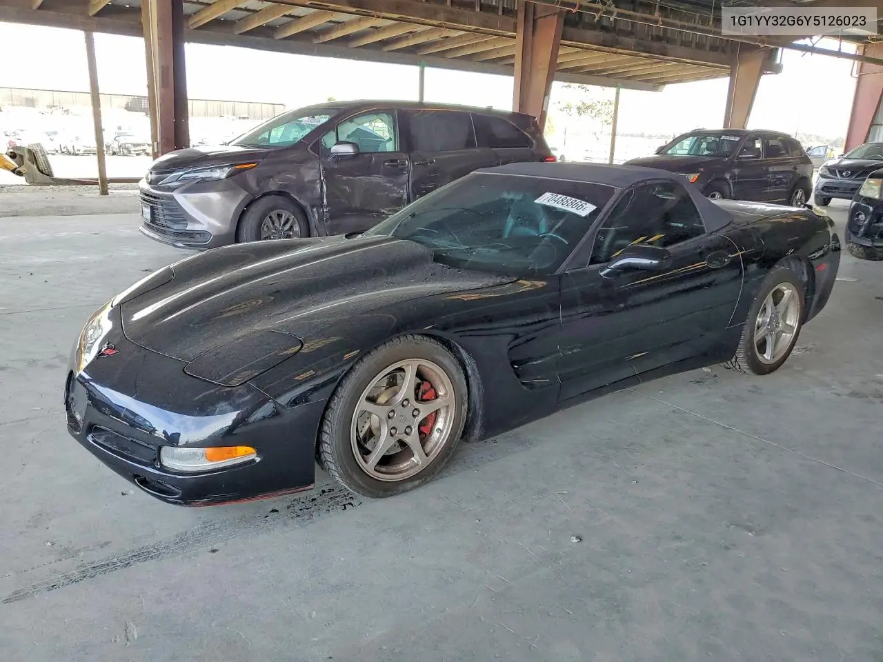 CHEVROLET CORVETTE 2000, VIN 1G1YY32G6Y5126023