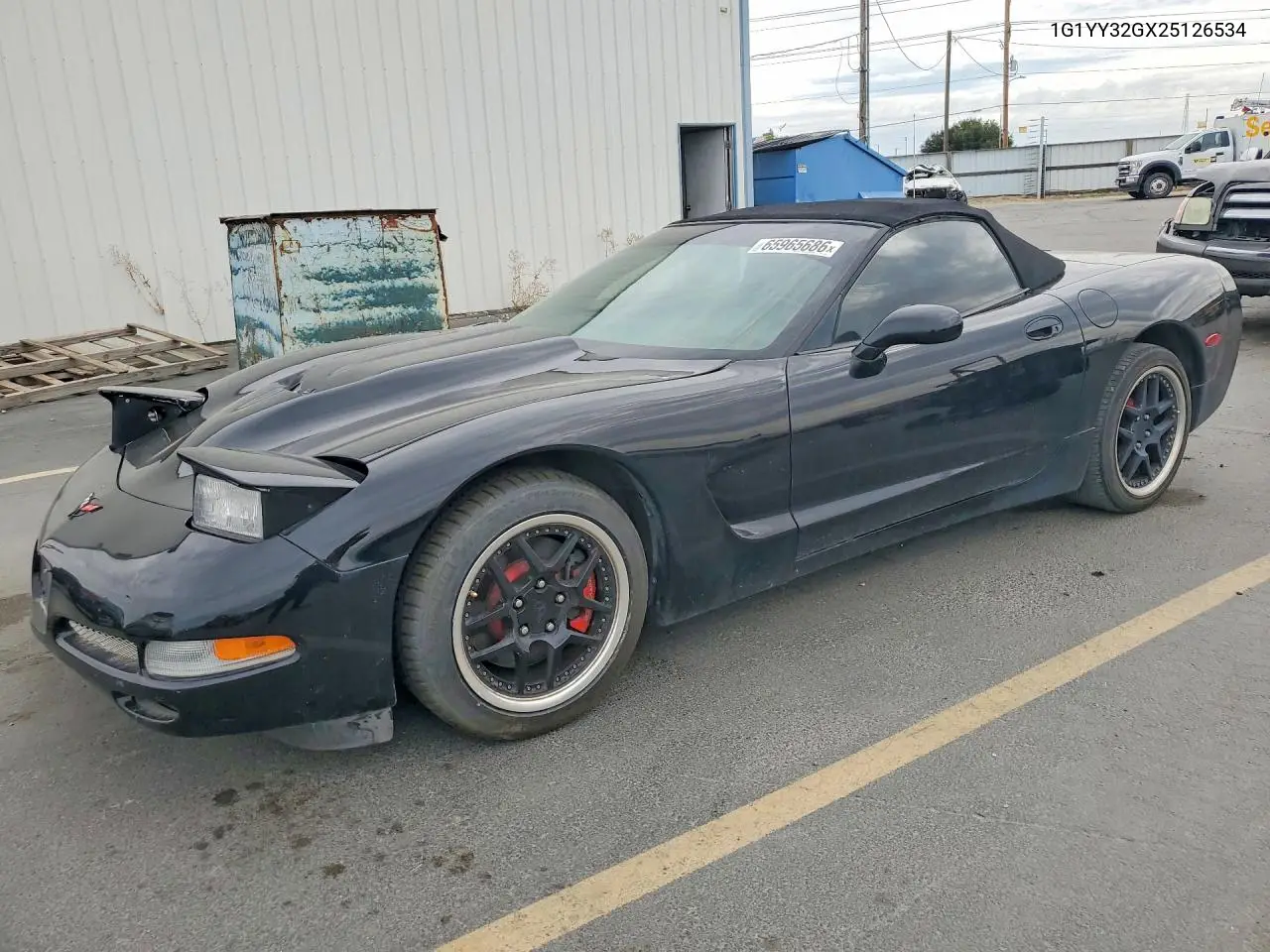 CHEVROLET CORVETTE 2002, VIN 1G1YY32GX25126534