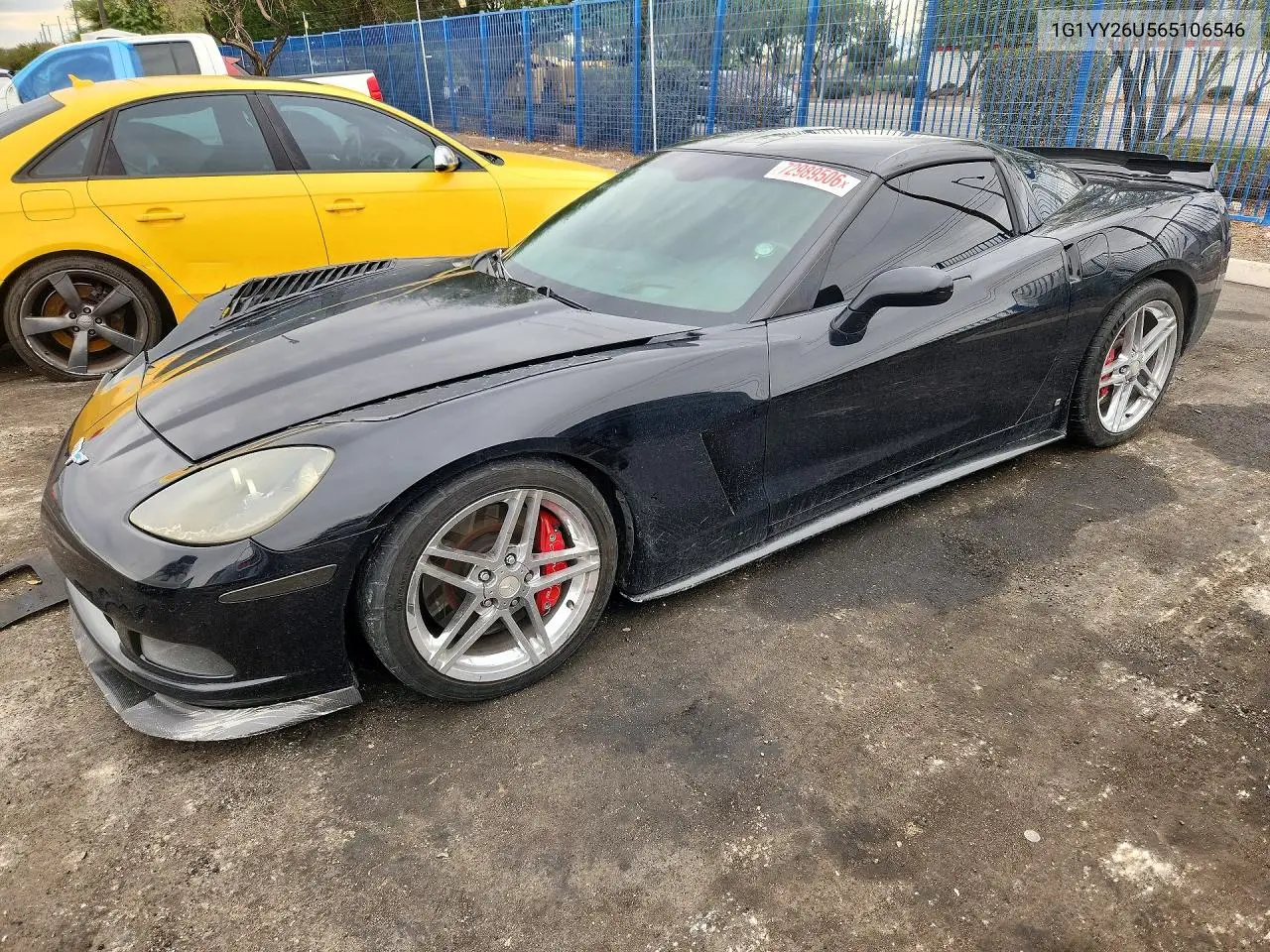 CHEVROLET CORVETTE 2006, VIN 1G1YY26U565106546