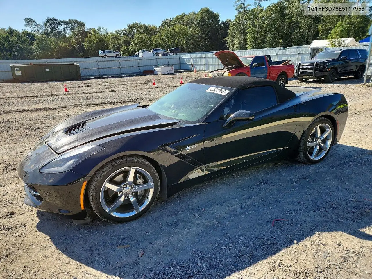 CHEVROLET CORVETTE 2014, VIN 1G1YF3D78E5117953