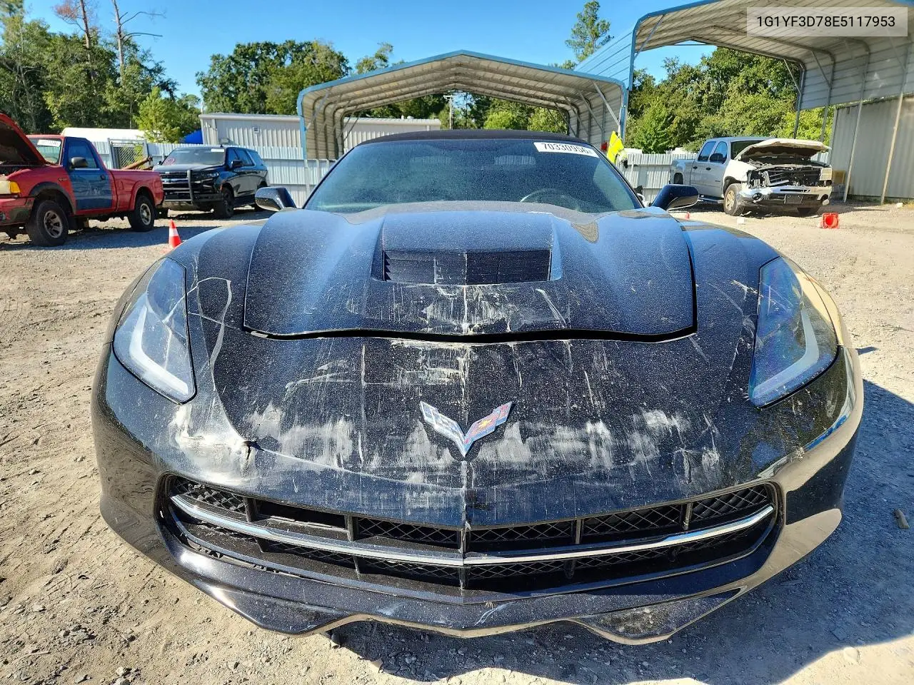 2014 CHEVROLET CORVETTE VIN 1G1YF3D78E5117953 — фото 5